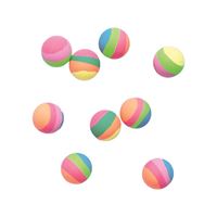 Pastel Stripe Bounce Balls  35mm  8ct