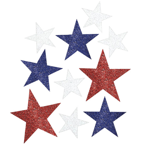 Patriotic Mini Cutout Assortment 10ct