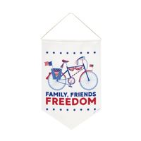 Patriotic Fabric Pennant Sign
