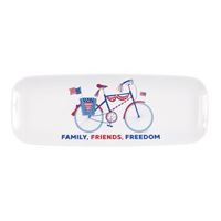 Patriotic Plastic Serving Tray