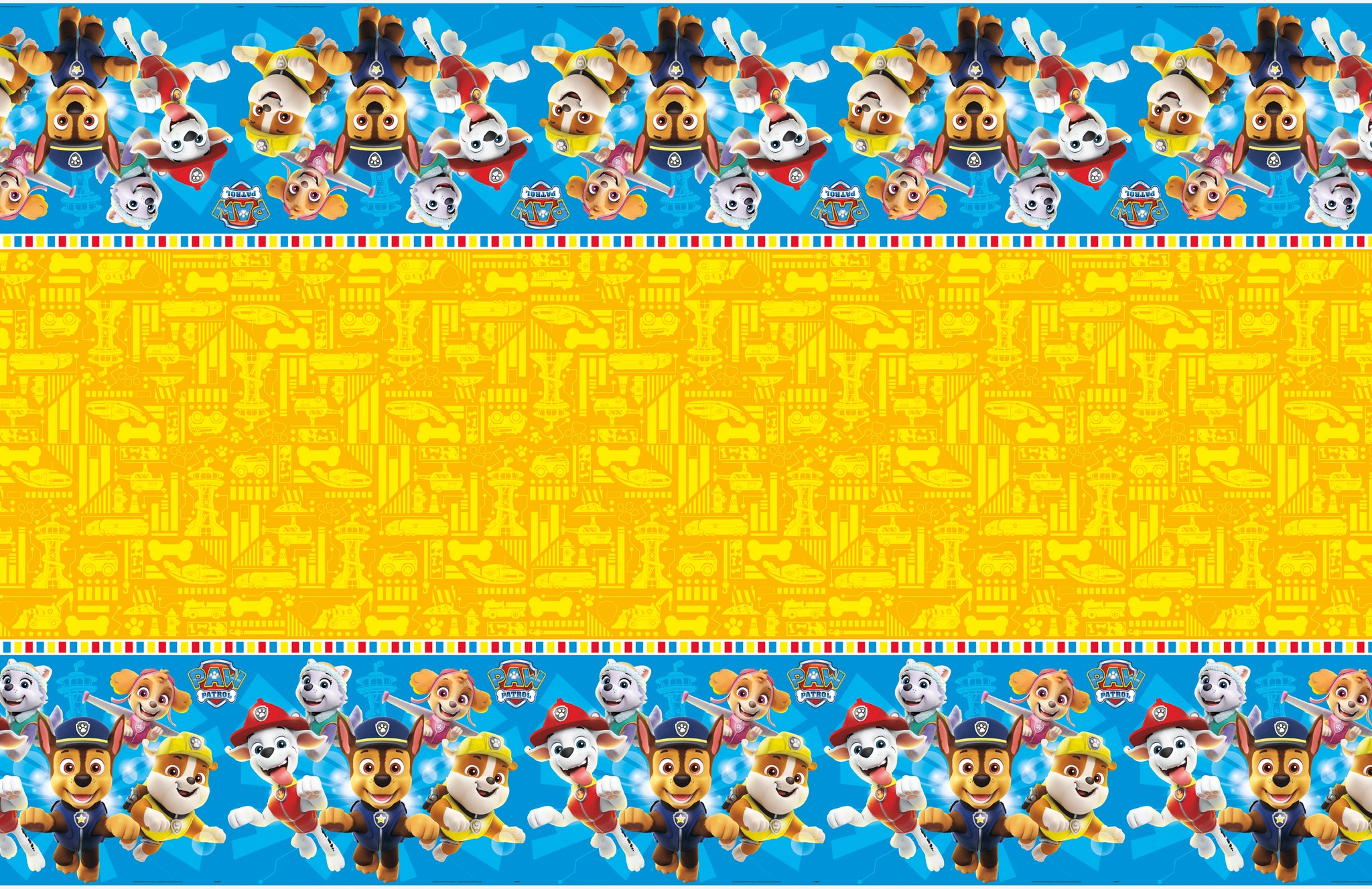 Paw Patrol Rectangular Plastic Table Cover  54