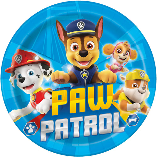 Paw Patrol Round 9" Dinner Plates  8ct