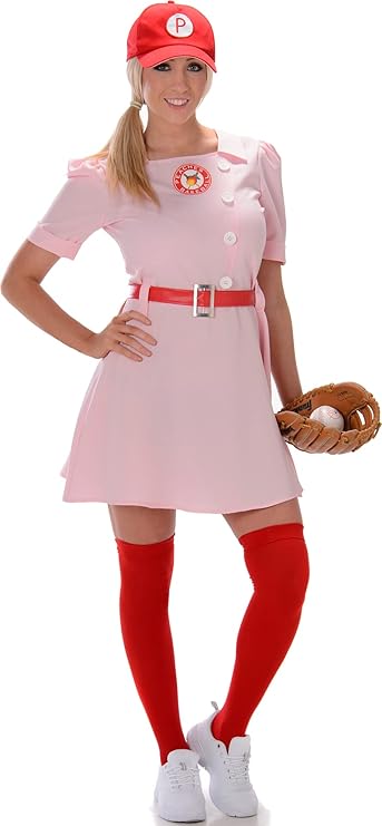 Peaches Baseball Player Women's Costume