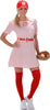 Peaches Baseball Player Women's Costume