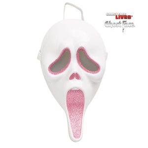 Pink Glitter Ghost Face® - Adult