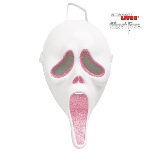 Pink Glitter Ghost Face® - Adult