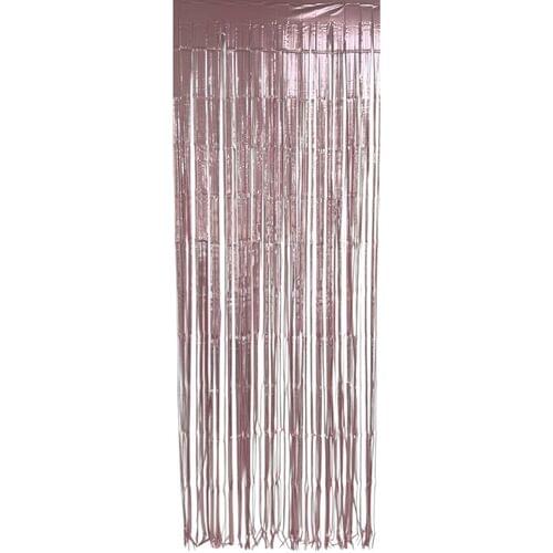 Pink Matte Foil Curtain