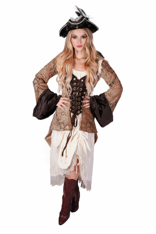 Pirate Jacket with Detachable Sleeves