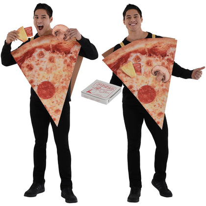 Pizza Costume & Toppings - Adult Standard