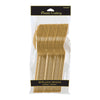 Gold Plastic Spoons 20ct  | Solids