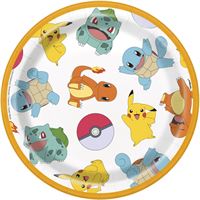 Pokémon Round 7" Dessert Plates  8ct