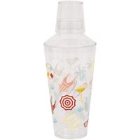 Poolside Summer Plastic Cocktail Shaker