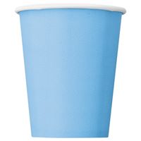 Powder Blue 9oz. Paper Cup 20ct | Solids