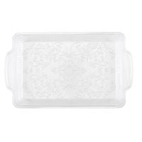 Premier Stylz Clear Plastic Serving Tray  12" x 8"