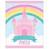 Princess Castle Birthday Postcard Invite