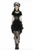 Punk Frilly Lace Swallow Tail Skirt