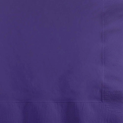 Purple Beverage Napkins 2-ply 50ct | Solids