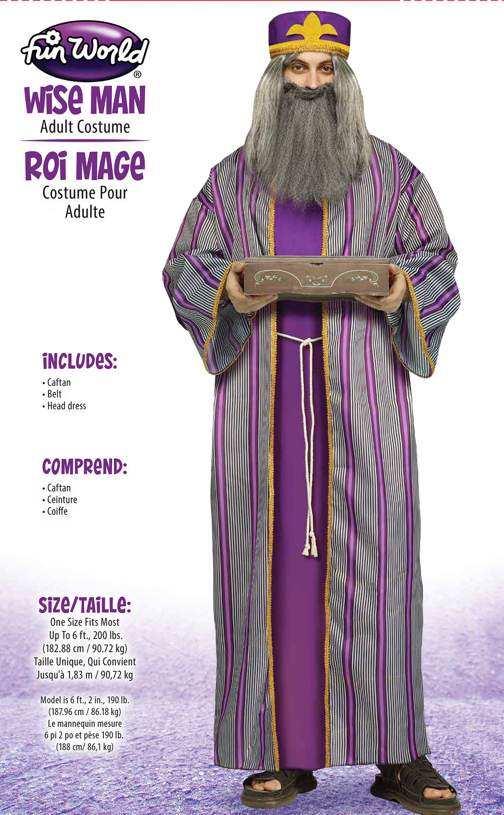 Purple Wise Man - Adult Costume
