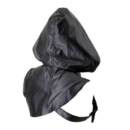Hooded Vest Cloak-Black