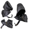 Hooded Vest Cloak-Black