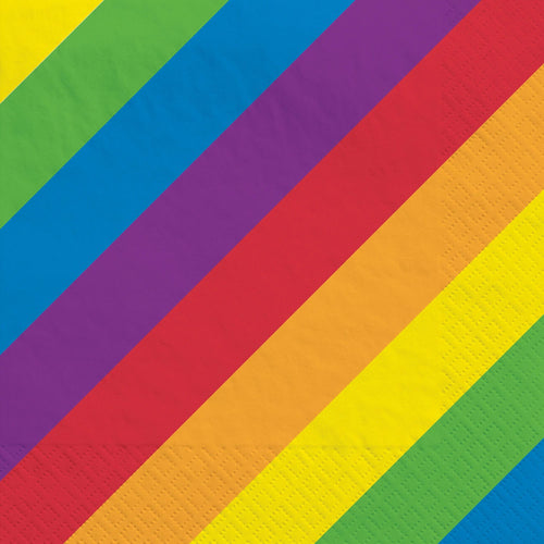 Rainbow Luncheon Napkins 16ct