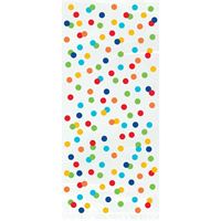 Rainbow Polka Dots Cellophane Bags  20ct