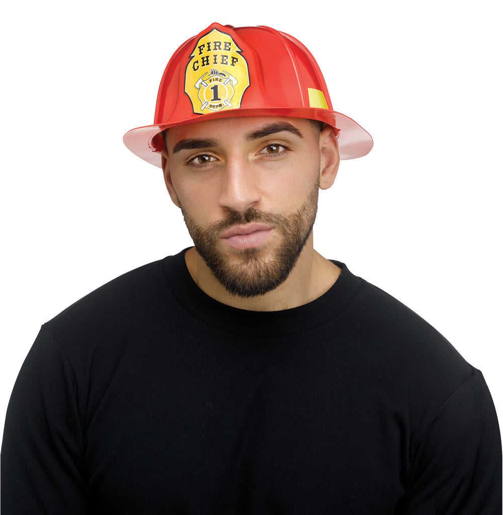 Red Fireman Hat - Adult