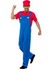 Red Plumber Video Game Guy Men's Costume