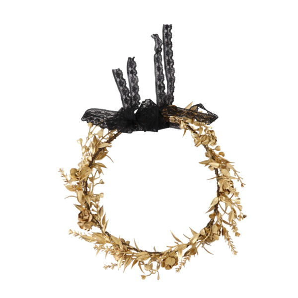 Renaissance Gold Floral Crown