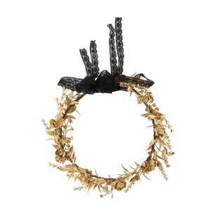 Renaissance Gold Floral Crown