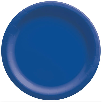 Bright Blue 7in Paper Plates 20ct  | Solids