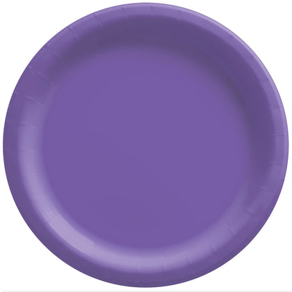 New Purple Paper 10in Dinner Plates 20ct | Solids