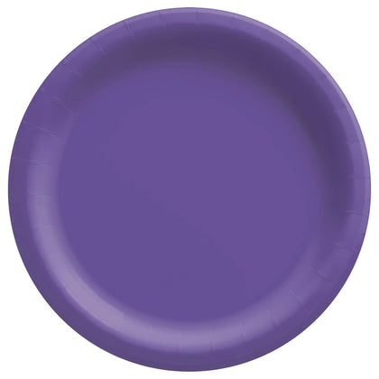 New Purple 7in Paper Plates 20ct | Solids