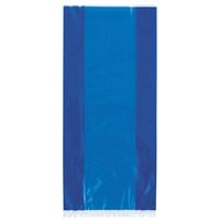 Royal Blue Cellophane Bags  30ct