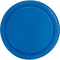 Royal Blue Paper 10in Dinner Plates 20ct | Solids