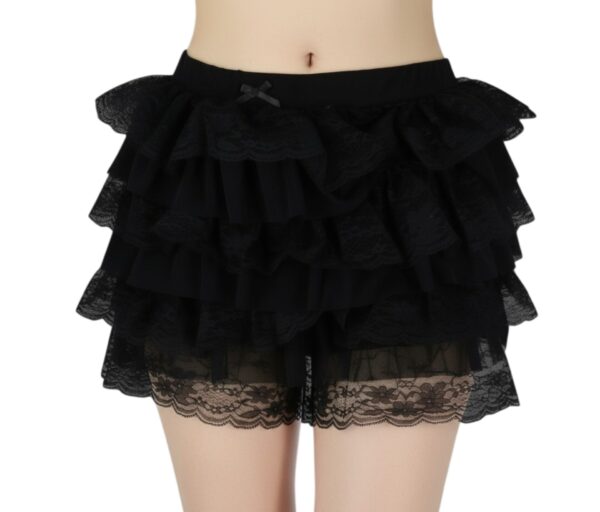 Ruffle Rhumba Bloomer Shorts | Black