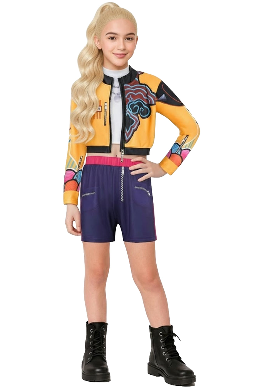 Girls Kpop Hunter Singer Costume