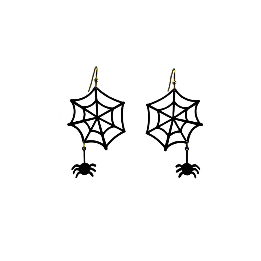 SPIDER WEB EARRING