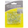 SUCTION CUP HOOKS FOR WIRES/LIGHTS 24PK