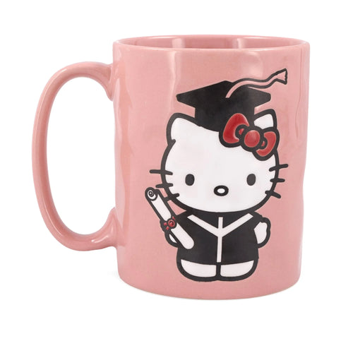 Sanrio Hello Kitty Graduation Ceramic Pottery Mug 17 Ounces