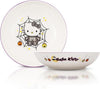 Sanrio Hello Kitty Skeleton Web 9-Inch Large Ceramic Coupe Dinner Bowl