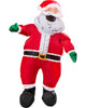 Inflatable Santa Claus costume on a white background