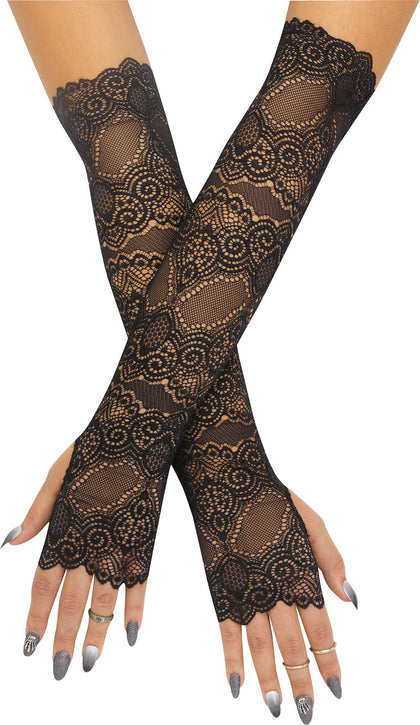 Scalloped Lace Fingerless Glove