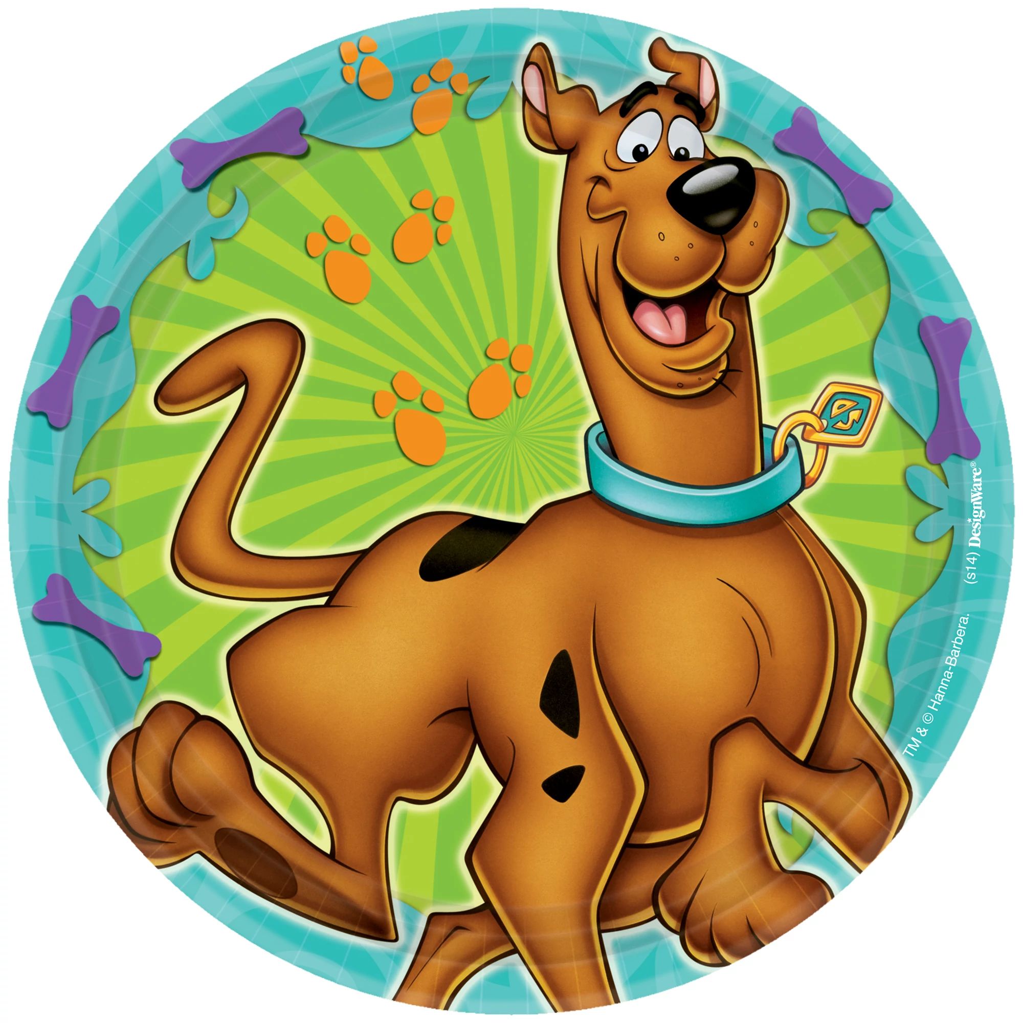 Scooby-Doo 7in Round Plates 8ct