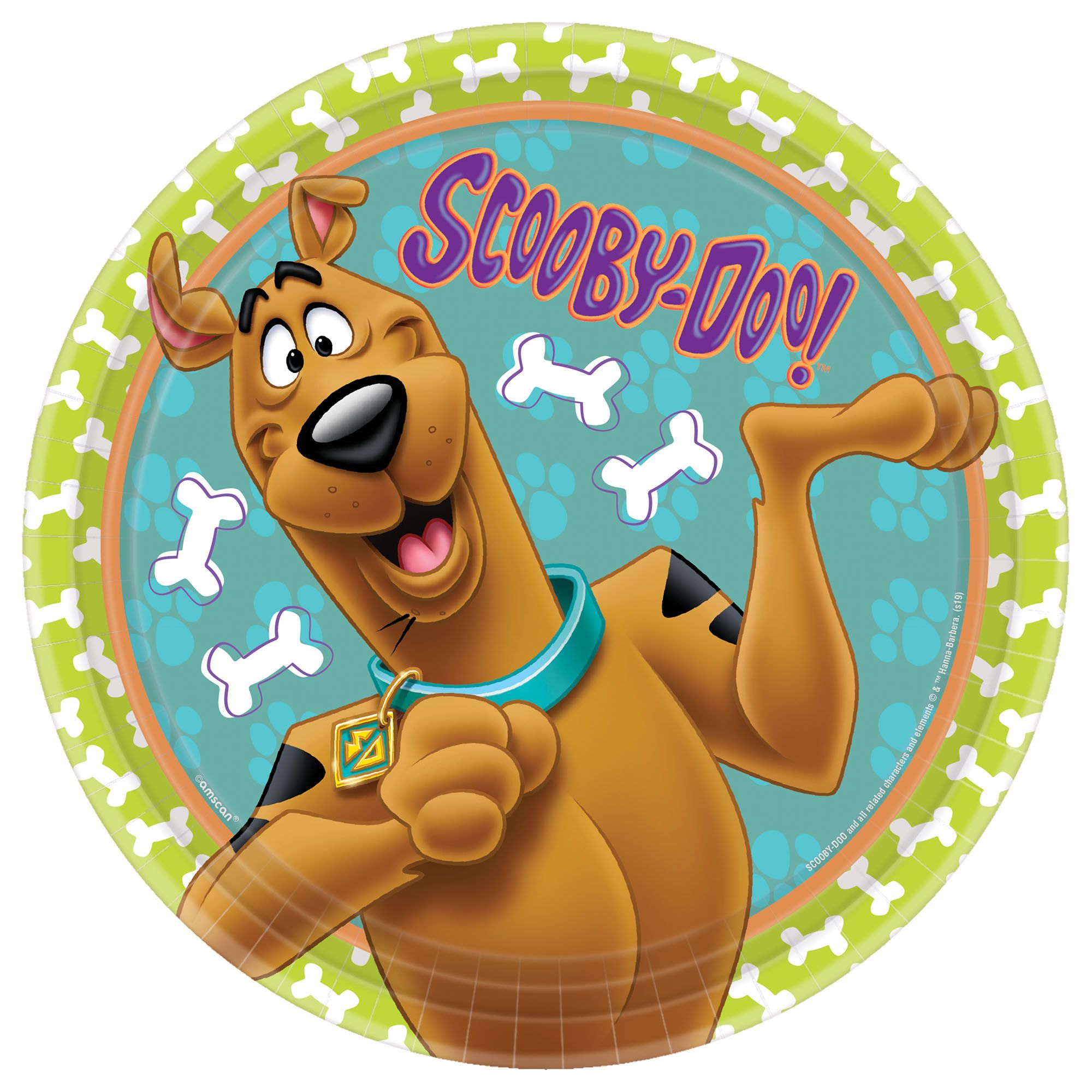 Scooby Doo Zoinks™ 9in Round Plates 8ct
