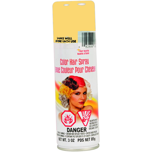 blonde temporary colored hairspray