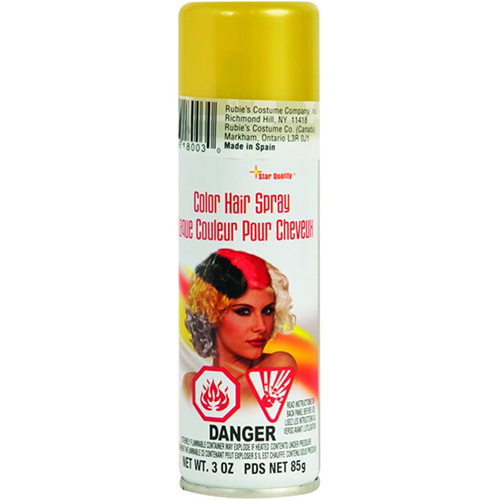gold temporary colored hairspray