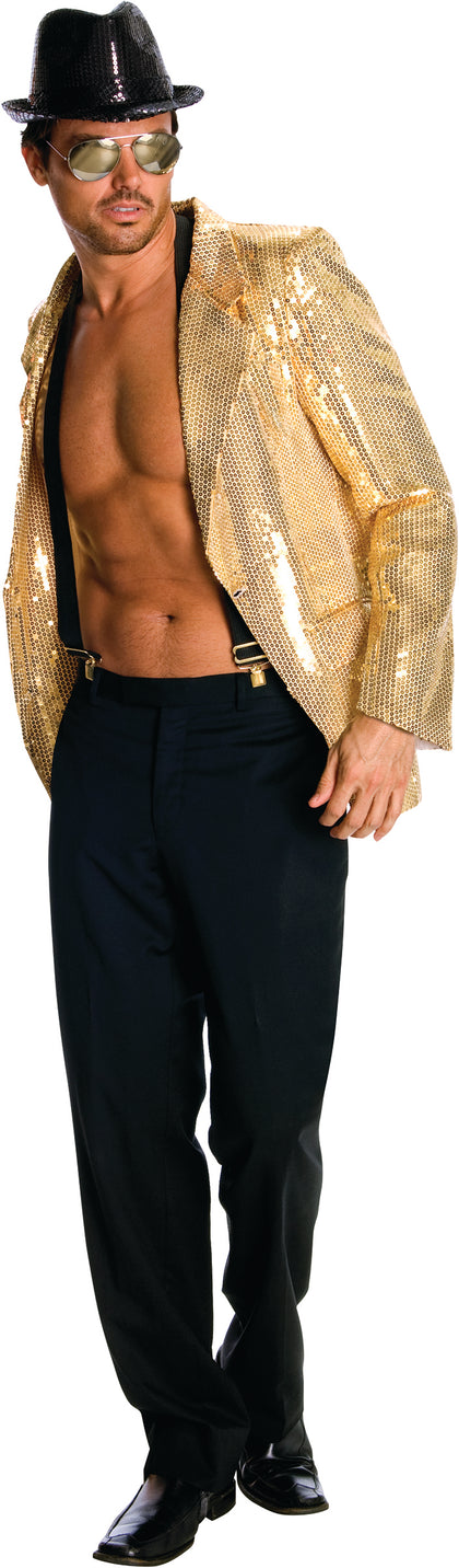 Sequin Jacket- Gold