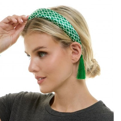 Shamrock Headband with Tassels