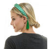 Shamrock Headband with Tassels